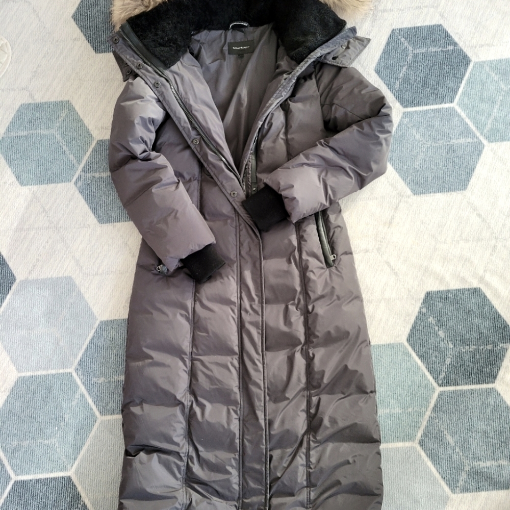 MACKAGE Jada Long Coat Size Small